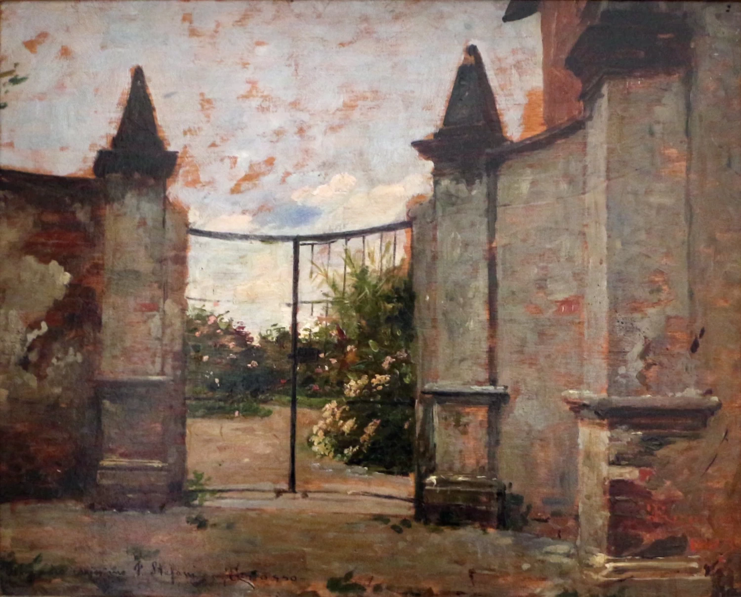 Portale e giardino